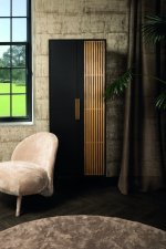 Sayan Cabinet Black And Gold