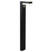 LED solar outdoor base light "Filius" H: 50cm, made of metal and plastic in anthracite, with integrated LED
