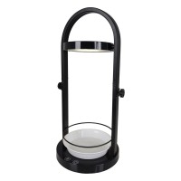 LED plant tablet light 53.5 cm high, made of metal and plastic in black, with integrated LED
