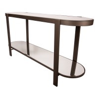 Yozan Console Table Mirror Metal Legs