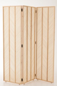 J-Line Screen Mili Bamboo/Plywood Natural