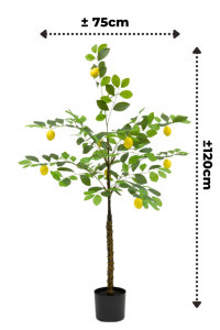 Artificial Lemon Tree 120cm