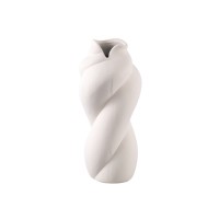 Donnella Cream Ceramic Matt Glazed Thick SwirlpotS