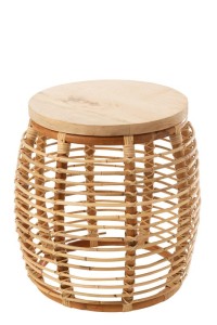 J-Line side table Ana - rattan - natural