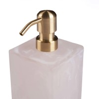 De harszeepdispenser - Roze Wit