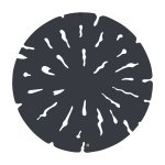 Bonte Brown MDF Wall Panel Wavy Carved Round L