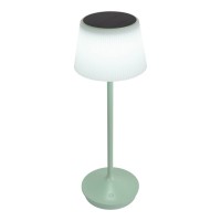 Solar battery lamp "Emmi" 38 cm high, umbrella Ø 13 cm, metal in MINT and white plastic, for the outdoor area, dimmable CCT.