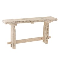 J-Line Console Brut Gerecycleerd Hout White Wash