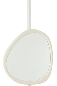 J -line mirror moderna - glass - Ø 80 cm