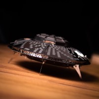 Metal Time 3D Metal Building Kit Stellar Raiders UFO, MT051, 18x18x15cm