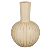 Holm Vase - H52 x Ø34 cm - Ceramic - Cream