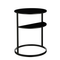 Noah Side table - H58 x Ø45 cm - Metal - Black