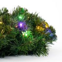 Limber LED Kerstkrans voor Buiten met Timer- en Dimfunctie - H15 x Ø60 cm - Groen