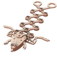 Mr Playwood 3D Wooden Puzzle Frog/Frog, 10501, 41x20x0.3cm