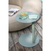 J-Line Bijzettafel Rond Metaal Groen