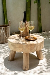 The Rhodes Side Table - Natural