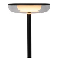Cordless tablet light "Pasi" for outside and inside, made of metal and plastic in black, dimmable, with touch and memory function, approx. 26 cm high