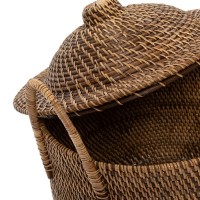 The Colonial Handles Basket - Natural Brown