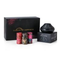 Gift box Black Flame Diffuser + La Vie est belle + Angels Garden + Gentlemans Club