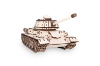 Eco-Wood-Art 3D Mechanical Puzzle Tank T-34, 051, 49.2x20.5x19cm