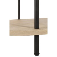 J-Line salontafel Eli 2 Planken - hout/metaal - naturel/grijs