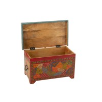 J-Line Koffer Delhi Mango Hout Mix