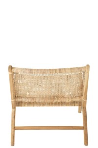 J-Line sofa Woven - wood - natural