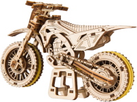 Wooden City Moto Cross, WR343, 13.7x6.2x8.7cm