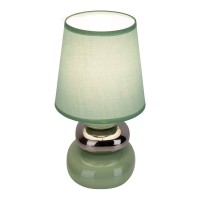 Keramik Tischleuchte "STONEY" mint - Klassik - Tischleuchte - - mint - E14 - keine Angabe