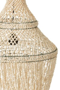 J-Line lampshade Diasy - stone/shells - natural