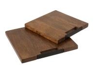 J-Line Square Mango cutting board - wood - brown - L