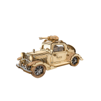 3D Wooden Puzzle Vintage Car, Robotime, TG504, 16x7x8cm