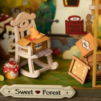 DIY Dollhouse Sweet Forest, Robotime, DS026, 10.4x8.2x18.4