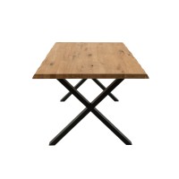 J-Line Tafel Poten Kruis Staal Zwart