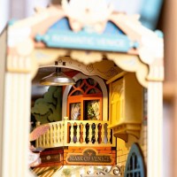 DIY Book Nook & Wonderland Boekensteun Romantic Venice, Robotime, TGB08, 17,8x10,8x24,4cm