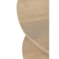 J-Line salontafel Eli 2 Planken - hout/metaal - naturel/grijs
