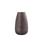 Semin Copper Alu Round Rustic Pot Wavy Edge S