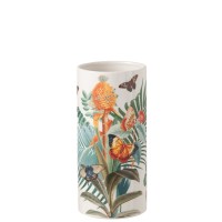 J-Line vaas Vlinders Dolomiet - porselein - mix - small - 30 cm hoog