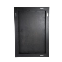 Tiess Brown Wooden Veneer Mirror Straight Frame