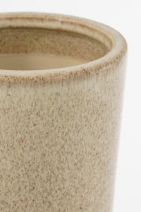 Holm Vase - H42 x Ø28 cm - Ceramic - Cream