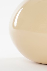 Boyd Vase - H36 x Ø25 cm - Metal - Beige