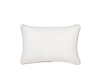 J-Line cushion Lobster - cotton - white/taupe