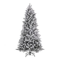 Black Box Trees Snowdon Kunstkerstboom - H185 x Ø117 cm - Groen Frosted