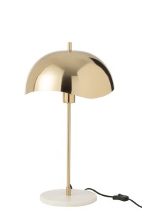 J-Line Table Lamp Metal/Marble Gold