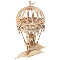 Robotime, 3D Houten Puzzel Hot Air Ballon, TG406, 15,5x10,4x20,8cm