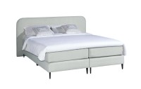Mörgenn Bouclé Boxspring Wit 160x210