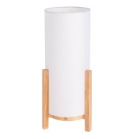 Ackitical lamp "Madita" 48 cm high, in white/nature, with integrated LED, dimmable with touch sensor