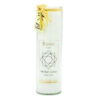 Chakra kaars, Witte Lotus, 30030, ca. 20 cm,
