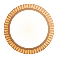 LED ceiling light "Madison" Ø 48 cm, many functions, made of metal and plastic, gold, with integrated LEDs, lighting for living rooms or office