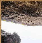 Glass Art Wall Picture Beach Cave